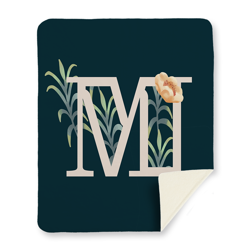 floral-watercolor-letter-m-blanket-sherpa