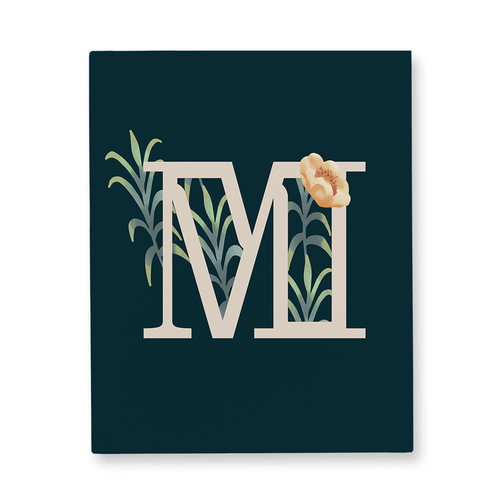 floral-watercolor-letter-m-canvas-wall-art