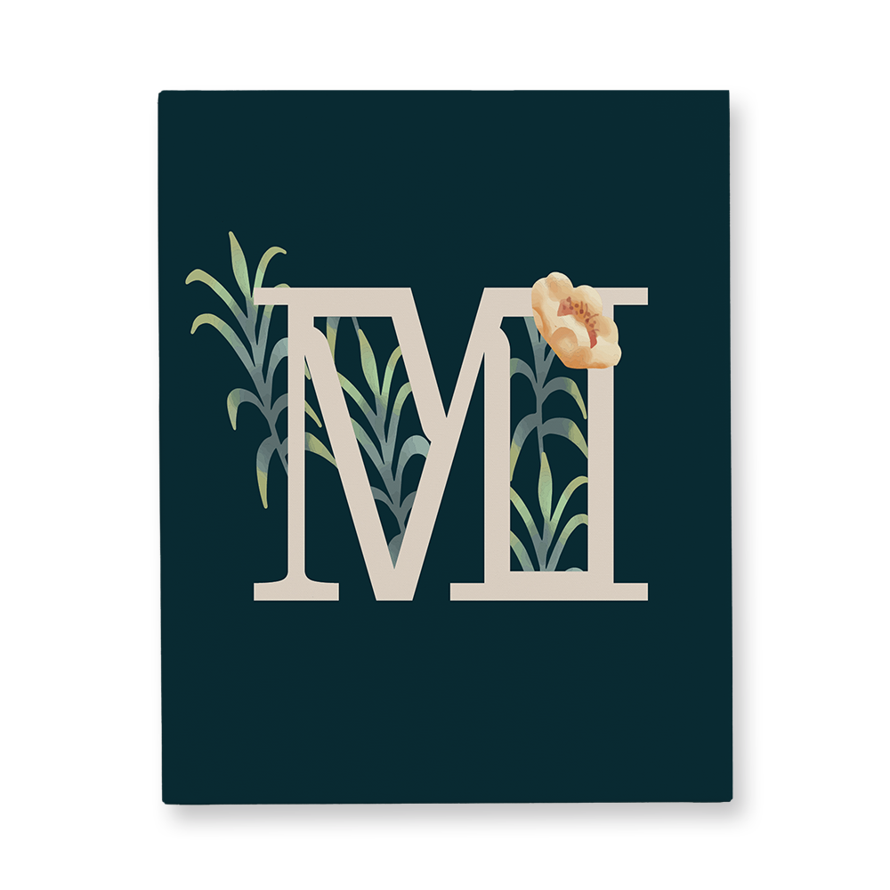 floral-watercolor-letter-m-gallery-canvas-wall-art