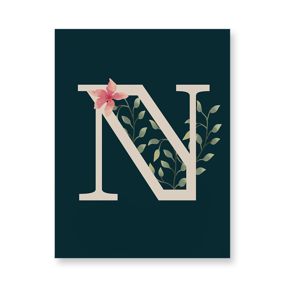 floral-watercolor-letter-n-acrylic-wall-art