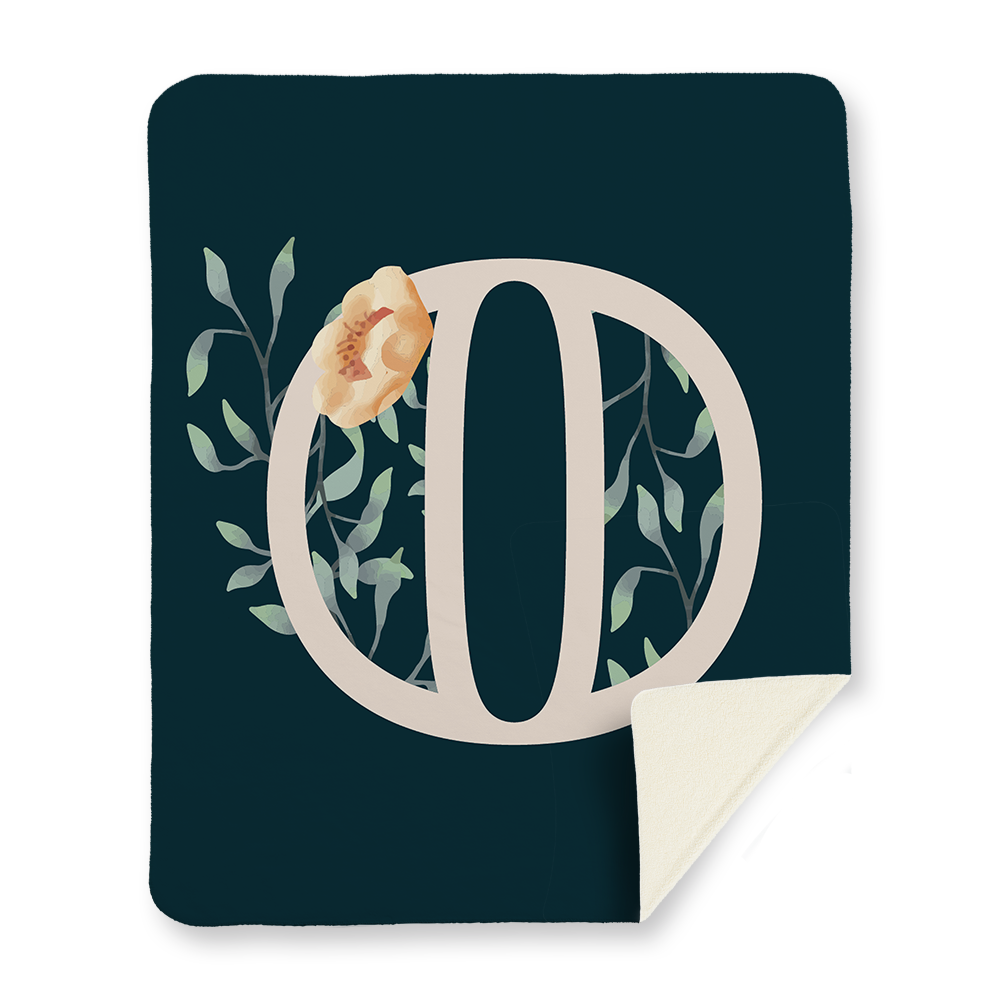 floral-watercolor-letter-o-blanket-sherpa