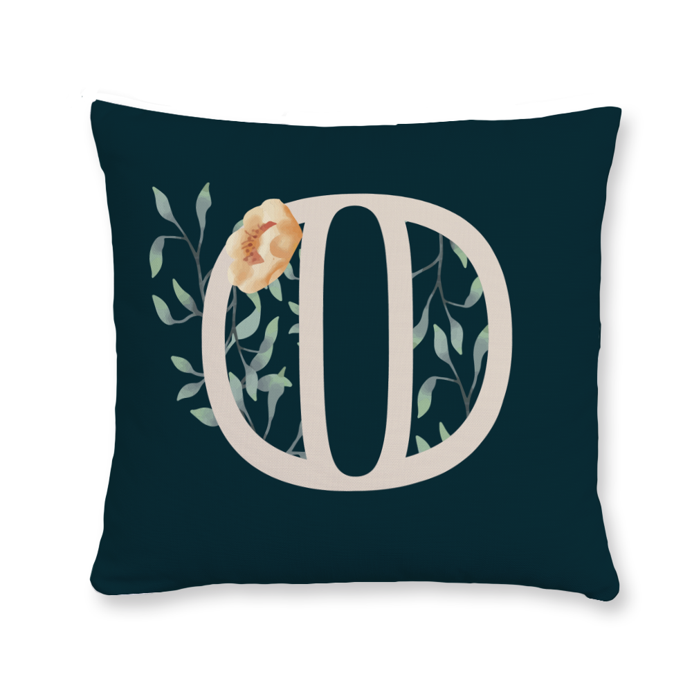 floral-watercolor-letter-o-throw-pillow