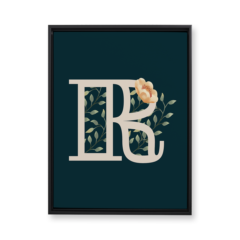 floral-watercolor-letter-r-floating-canvas-wall-art