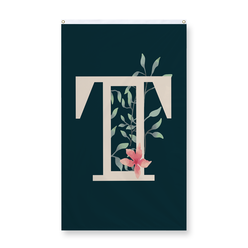 floral-watercolor-letter-t-display-flag