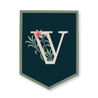 floral-watercolor-letter-v-camp-flag-five-point