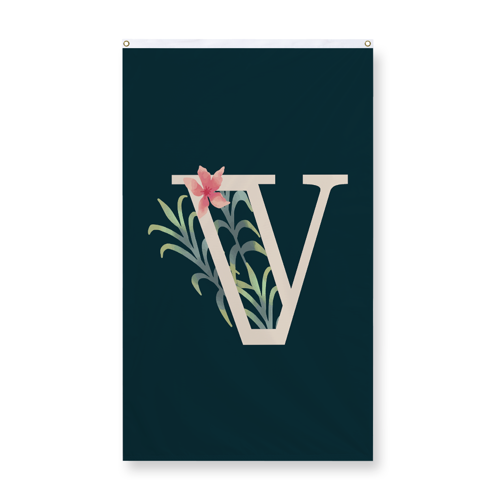 floral-watercolor-letter-v-display-flag