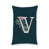 floral-watercolor-letter-v-throw-pillow