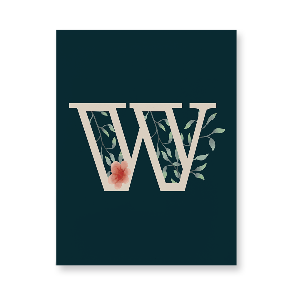 floral-watercolor-letter-w-acrylic-wall-art
