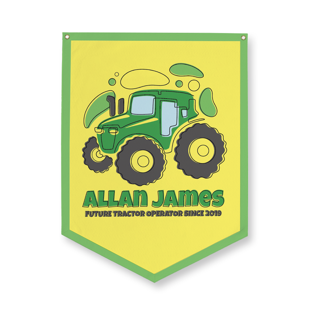 Future Tractor Operator 5-Point Camp Flag