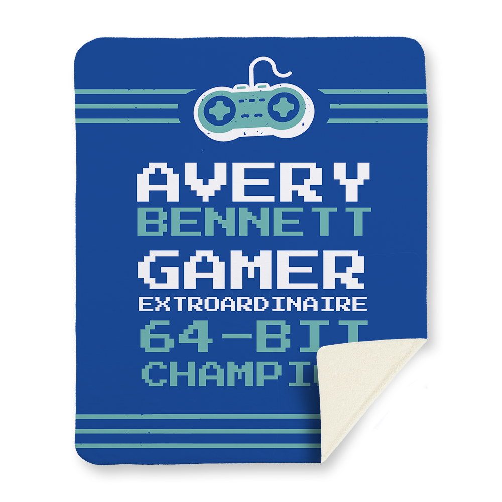 Gaming Champ Sherpa Blanket