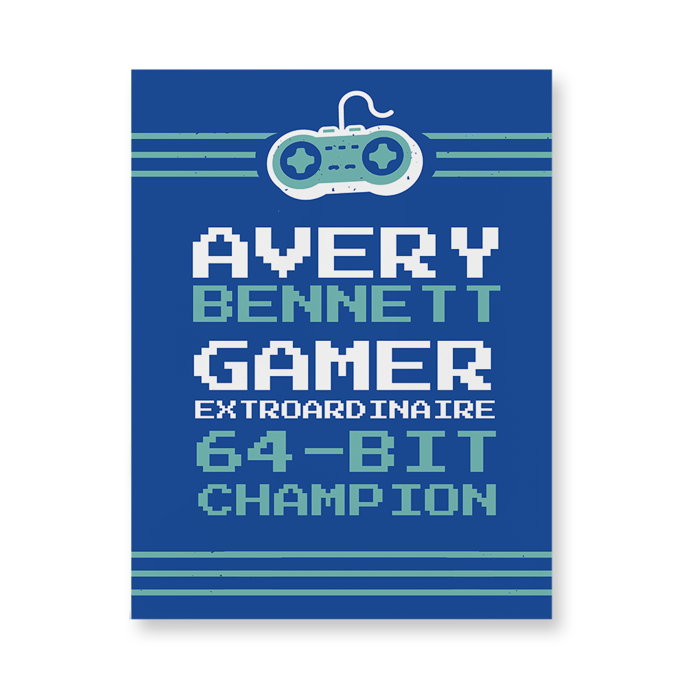 Gaming Champ Acrylic Wall Art