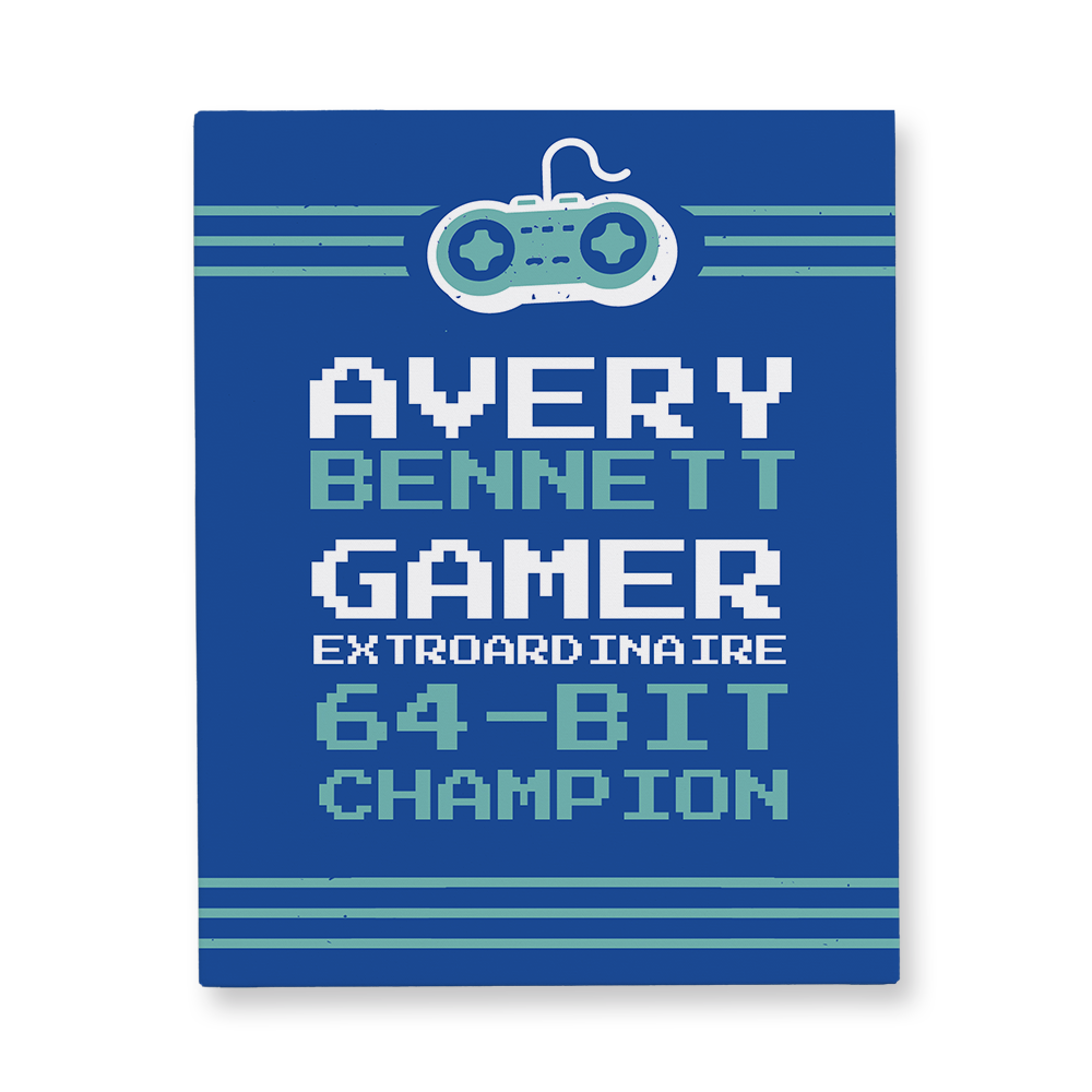 Gaming Champ Canvas Wall Art