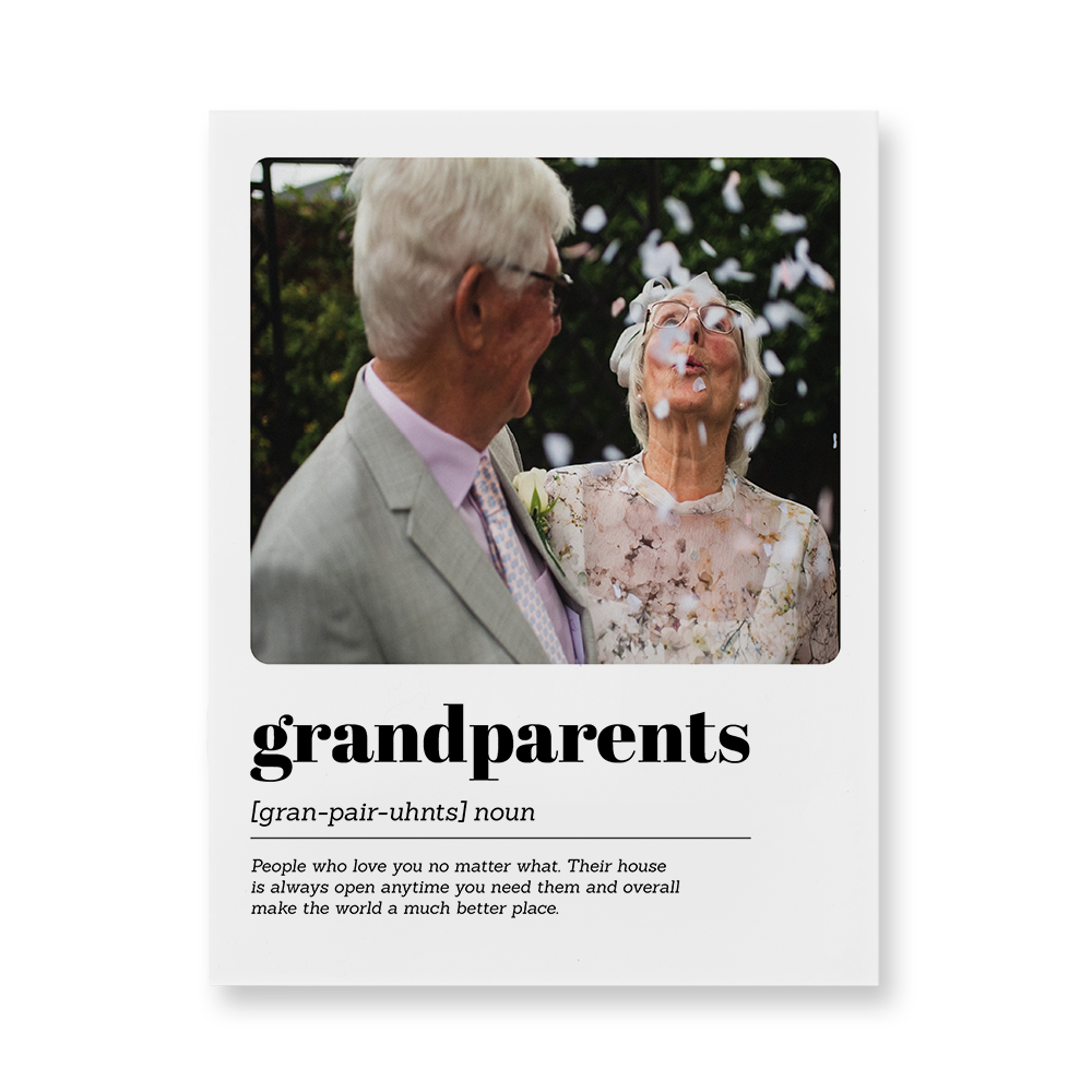 Grandparents Meaning Acrylic Wall Art