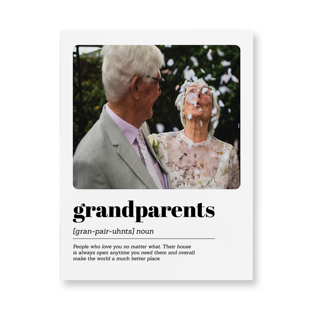 Grandparents Meaning Aluminum Wall Art