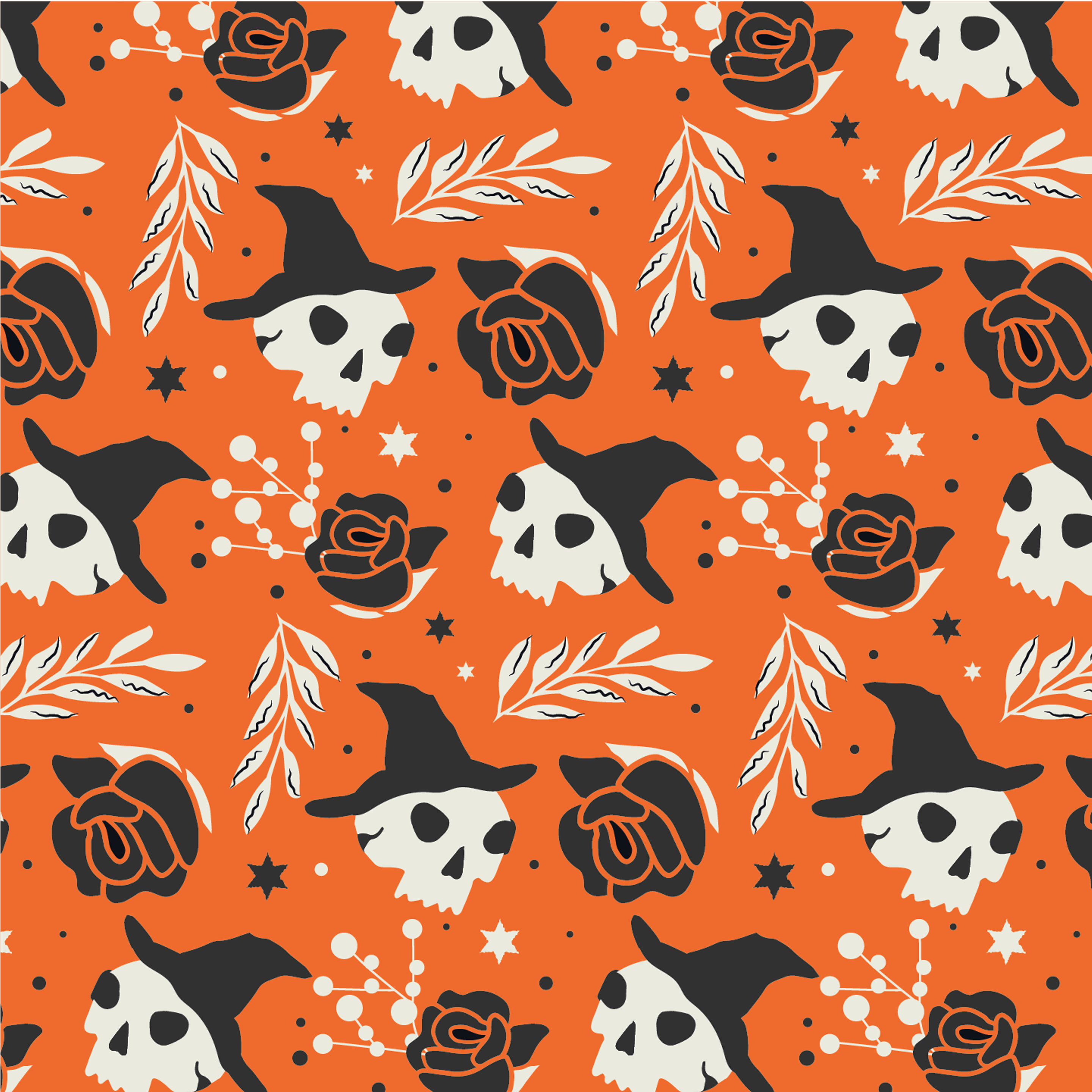 halloween-witch-skulls-pattern-design-theme