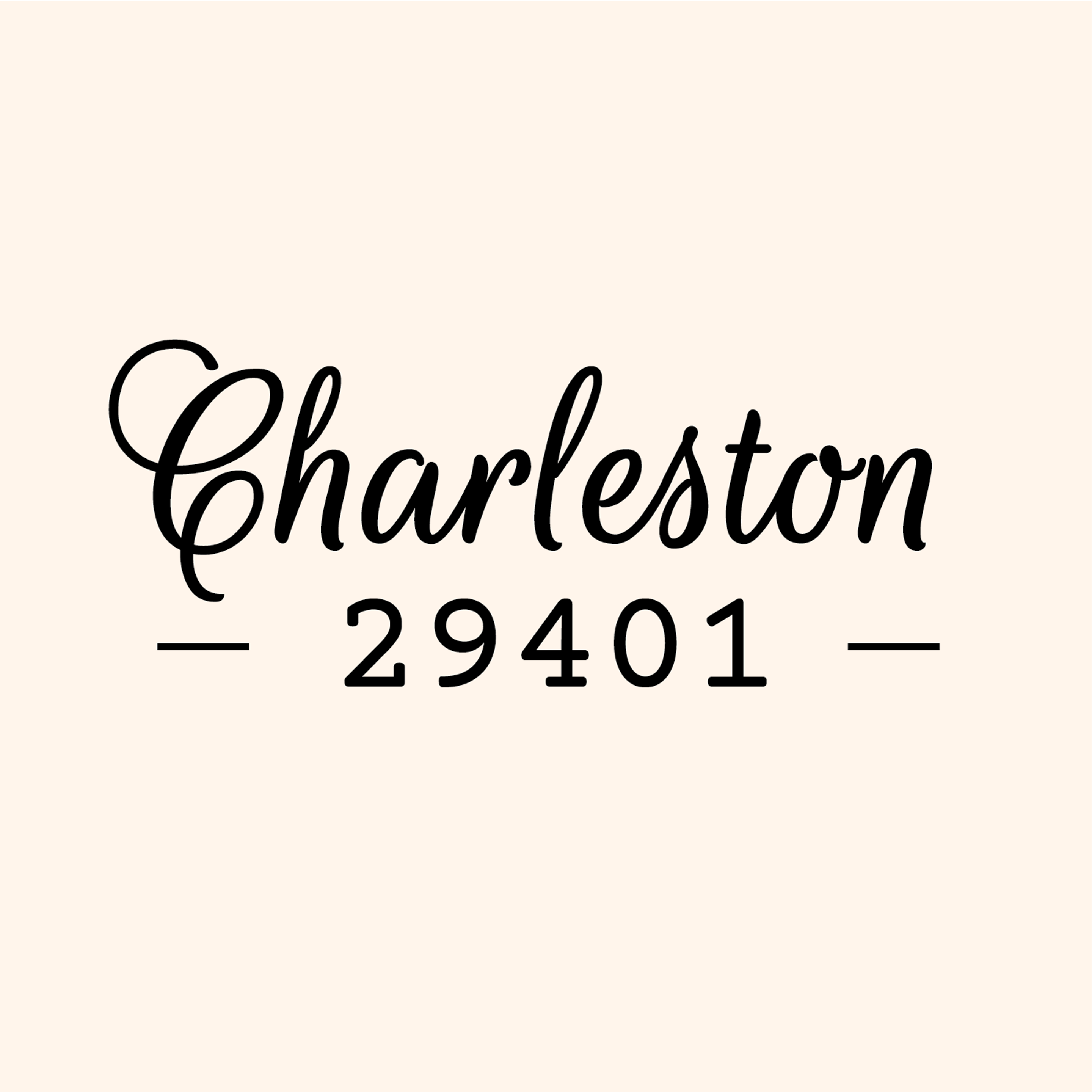 Hand-lettered Zip Code – Home & Ink