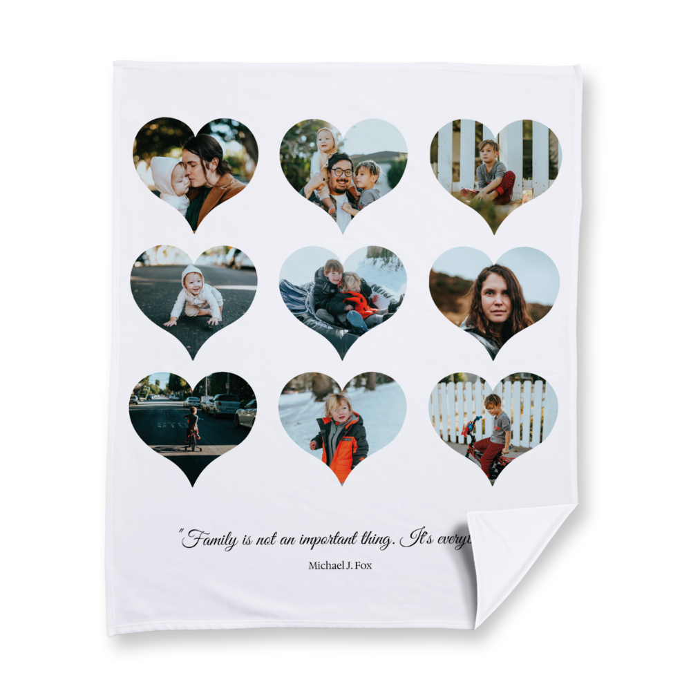 heart-photo-collage-blanket-fleece