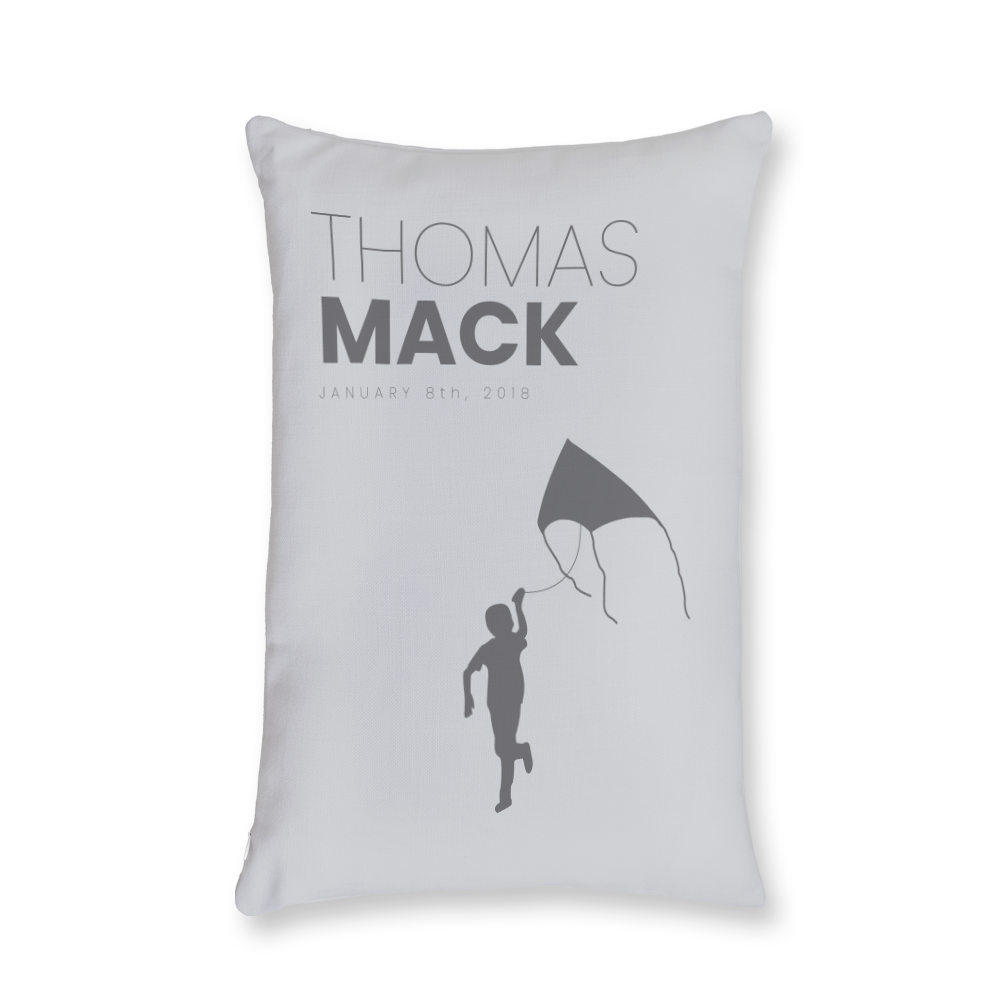 Kite Flying Throw Pillow