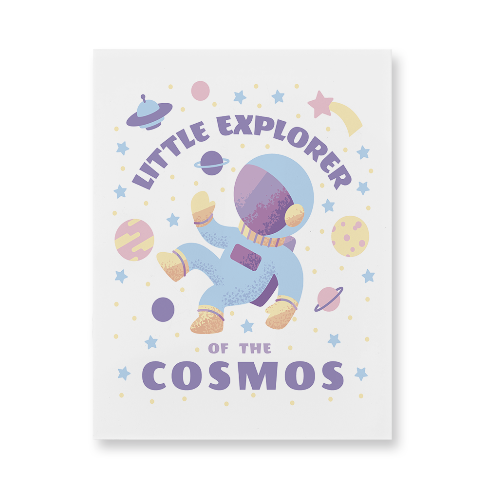 Little Explorer of the Cosmos Acrylic Wall Art