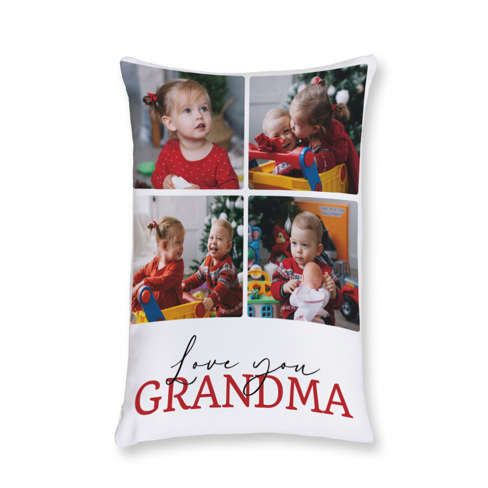 Love You Grandma Throw Pillow