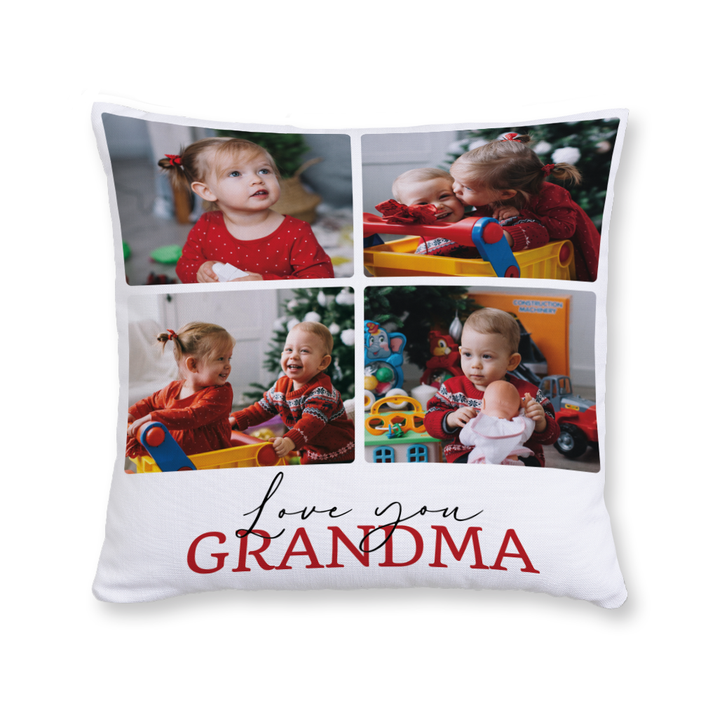 Love You Grandma Throw Pillow