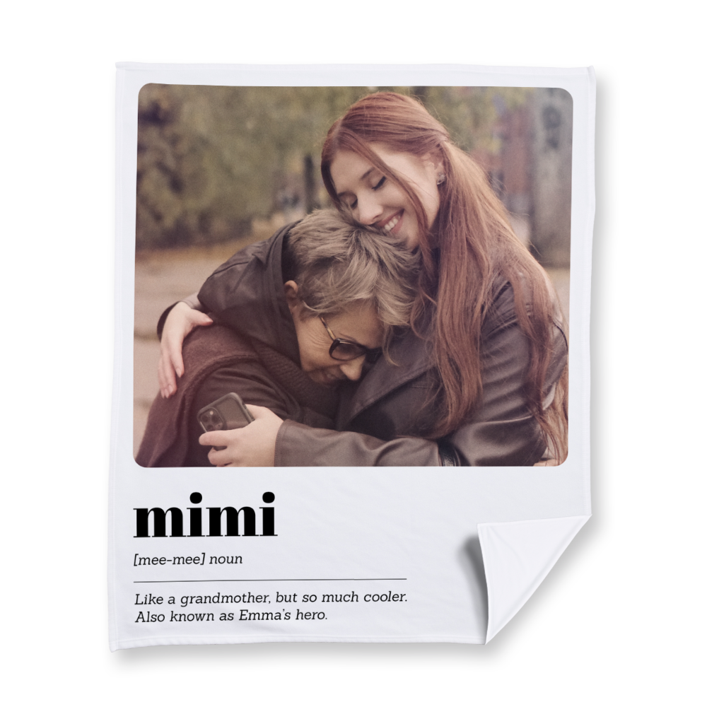 Mimi Meaning Fleece Blanket