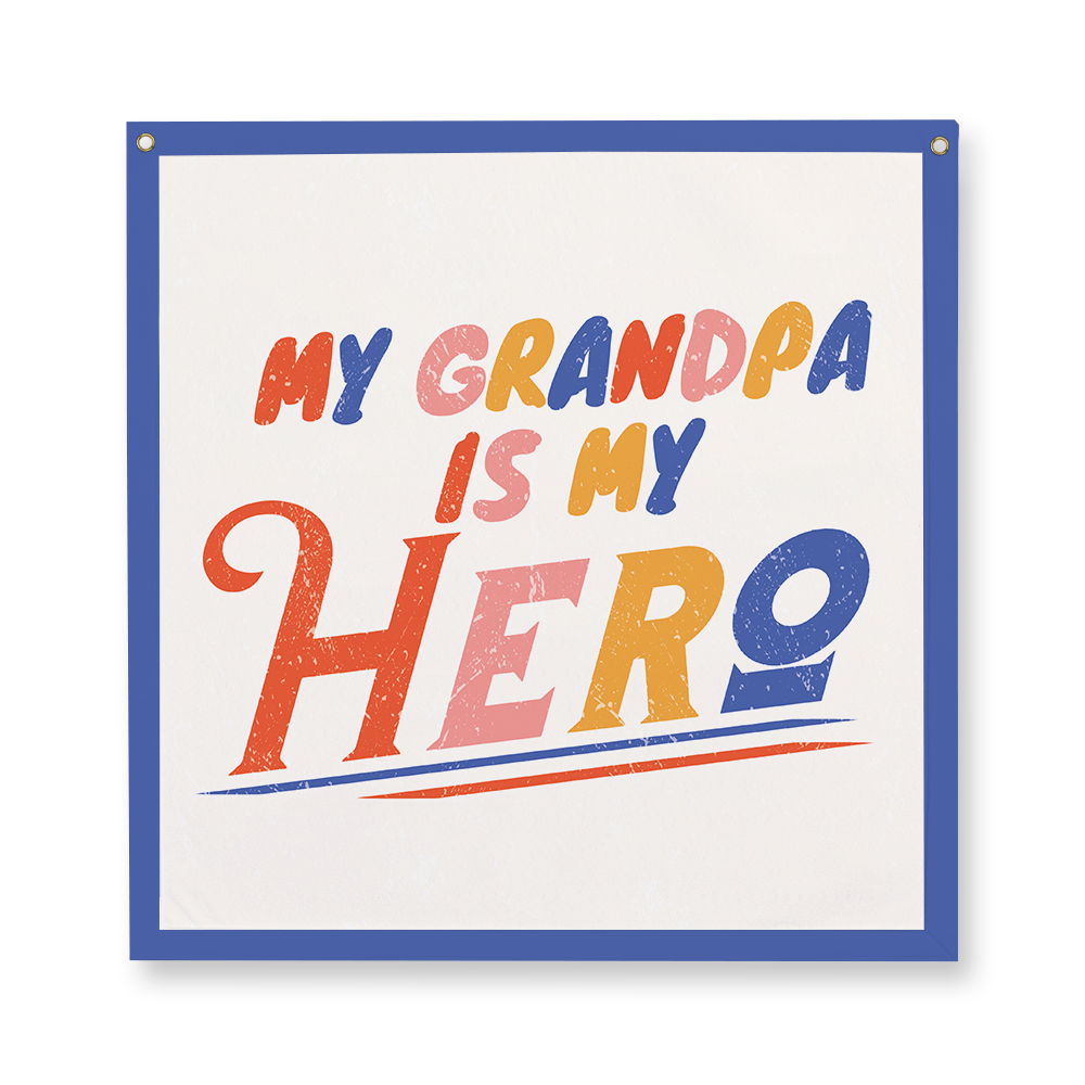 my-grandpa-is-my-hero-camp-flag-square