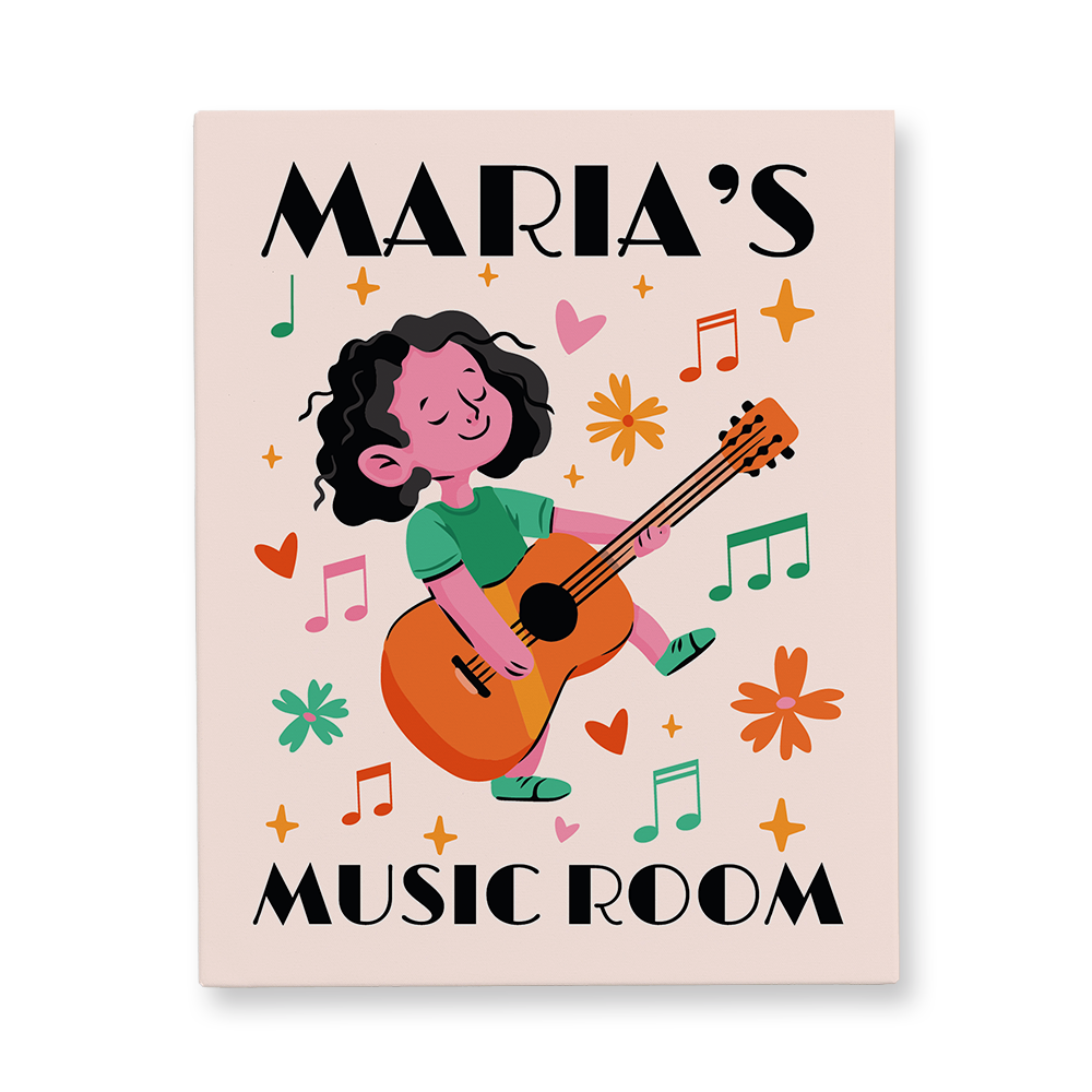 My Music Room Canvas Wall Art