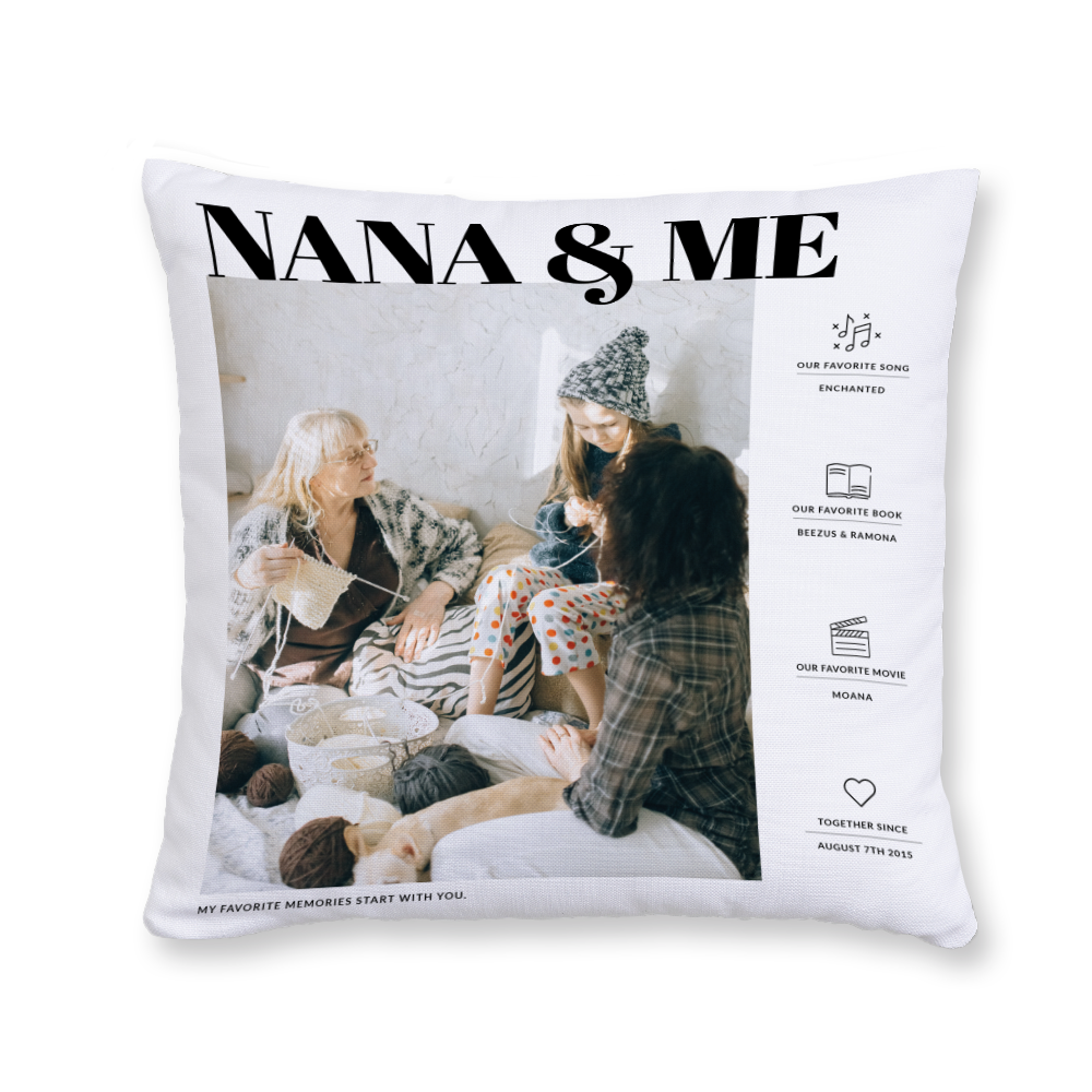 Nana & Me Throw Pillow