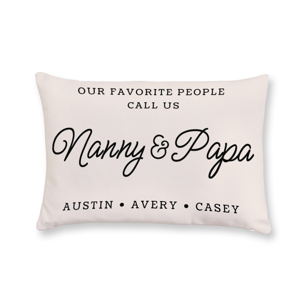 our-favorite-people-call-us-nanny-and-papa-throw-pillow