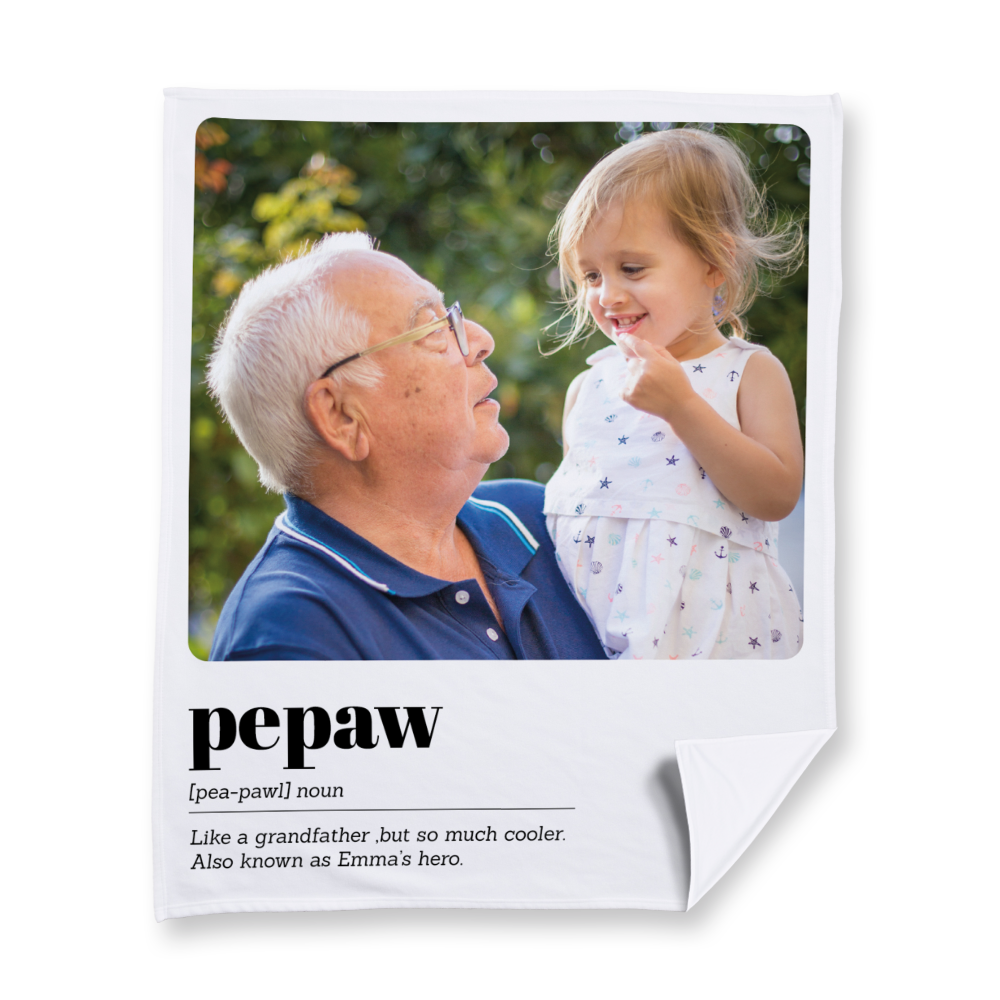 Pepaw Meaning Fleece Blanket