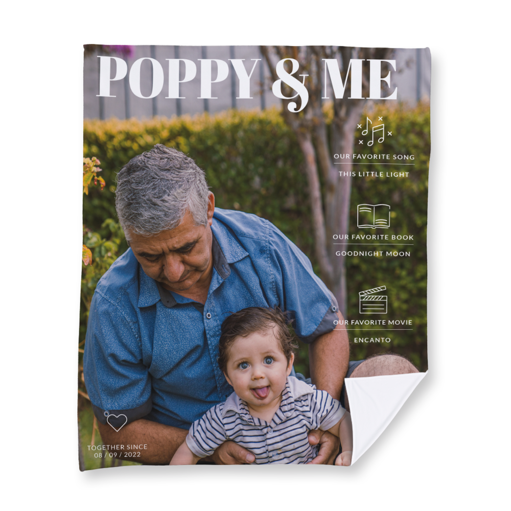 Poppy & Me Fleece Blanket