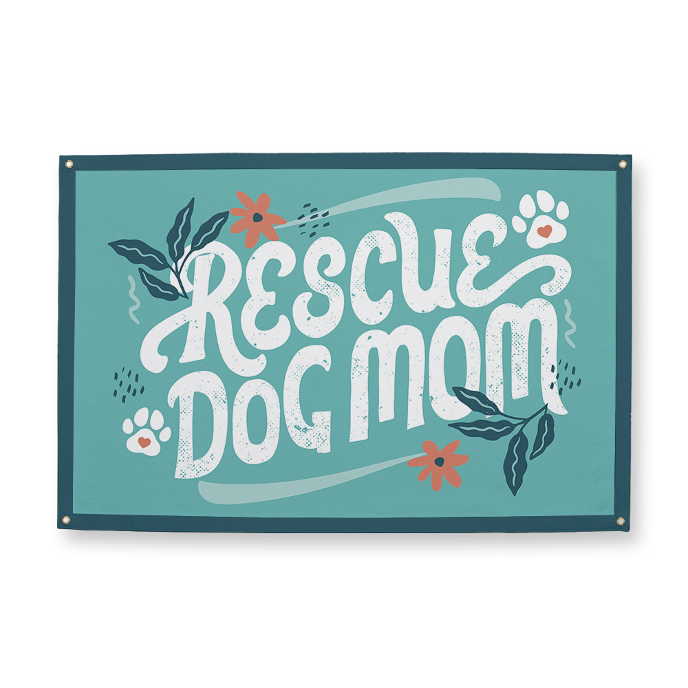 rescue-dog-mom-camp-flag-rectangle