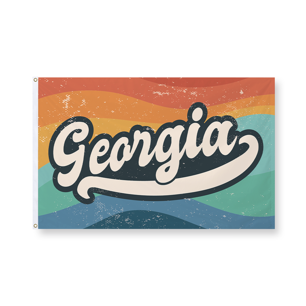 retro-lettering-georgia-display-flag