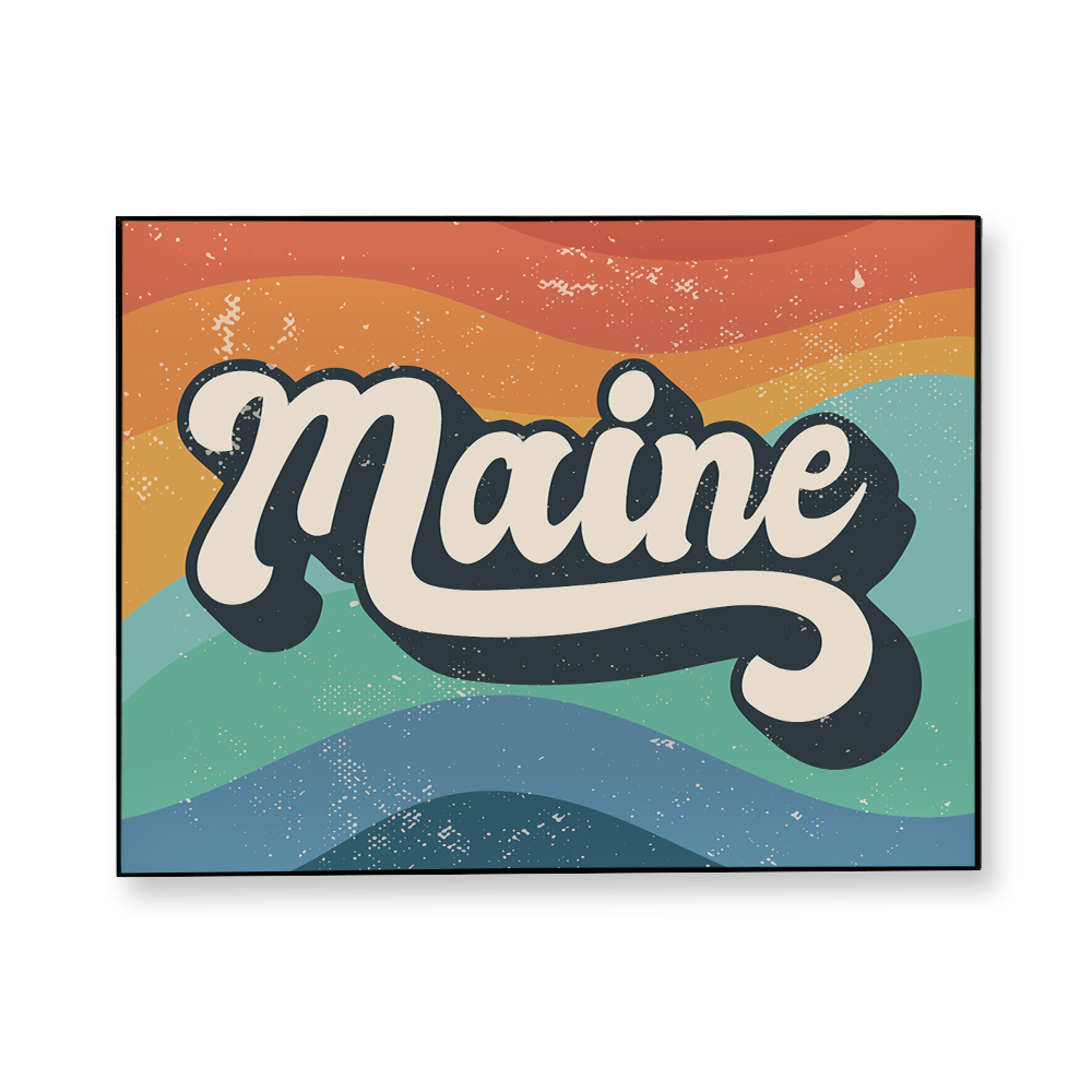 retro-lettering-maine-fabric-in-a-frame-wall-art
