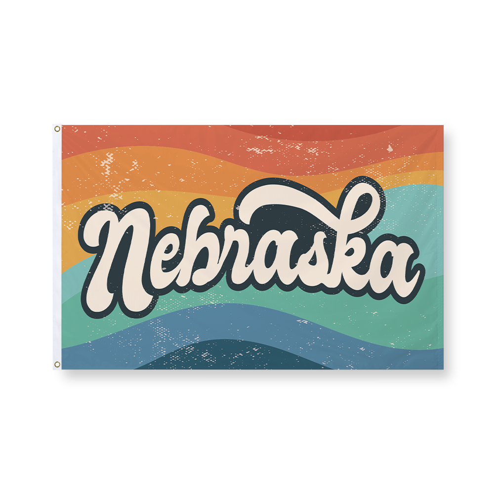 retro-lettering-nebraska-display-flag