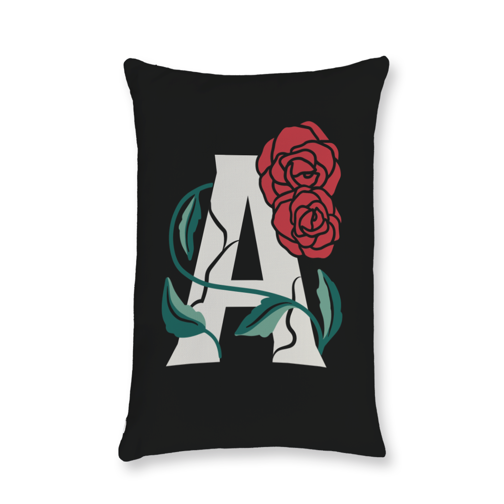 rose-letter-a-throw-pillow