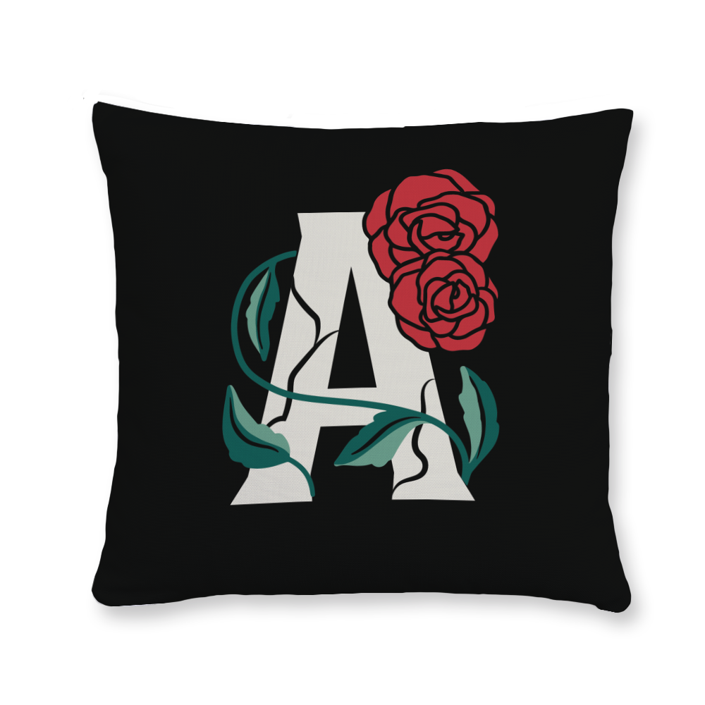 rose-letter-a-throw-pillow