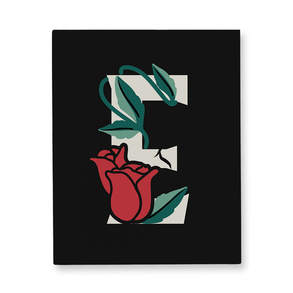 rose-letter-e-gallery-canvas-wall-art