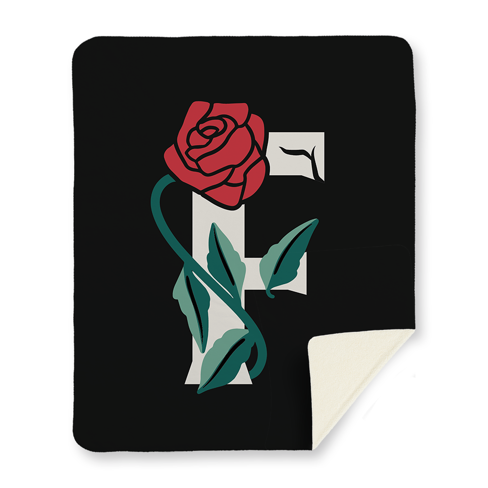 rose-letter-f-blanket-sherpa