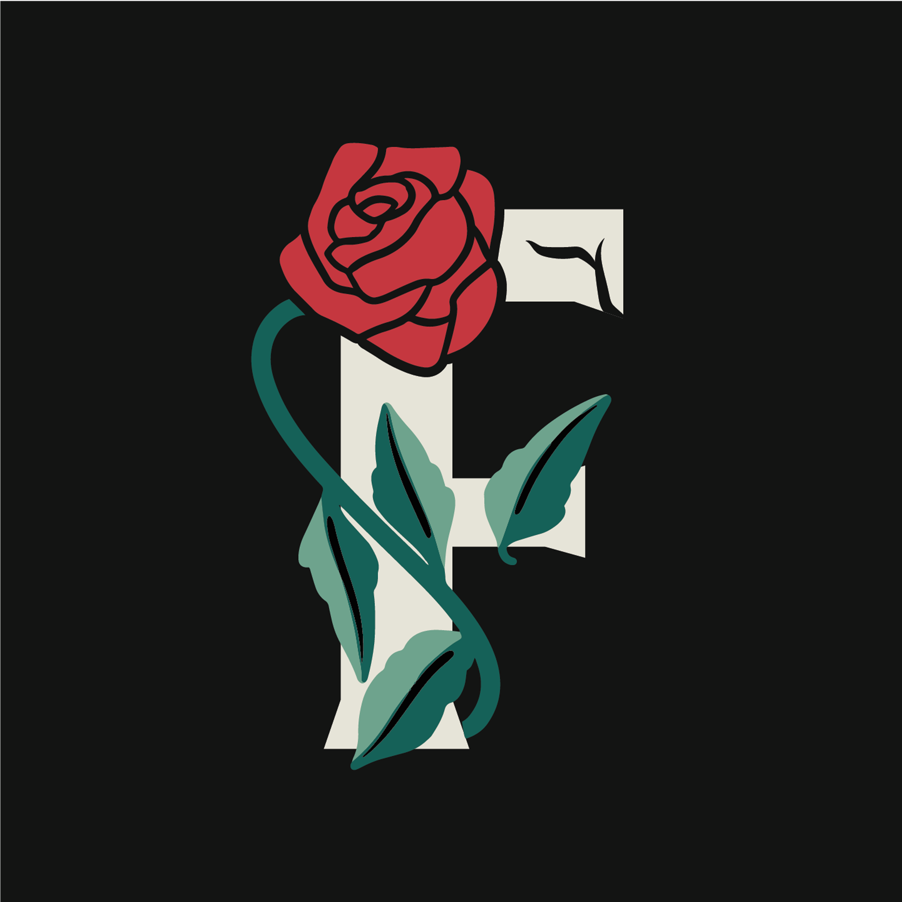 rose-letter-f-design-theme