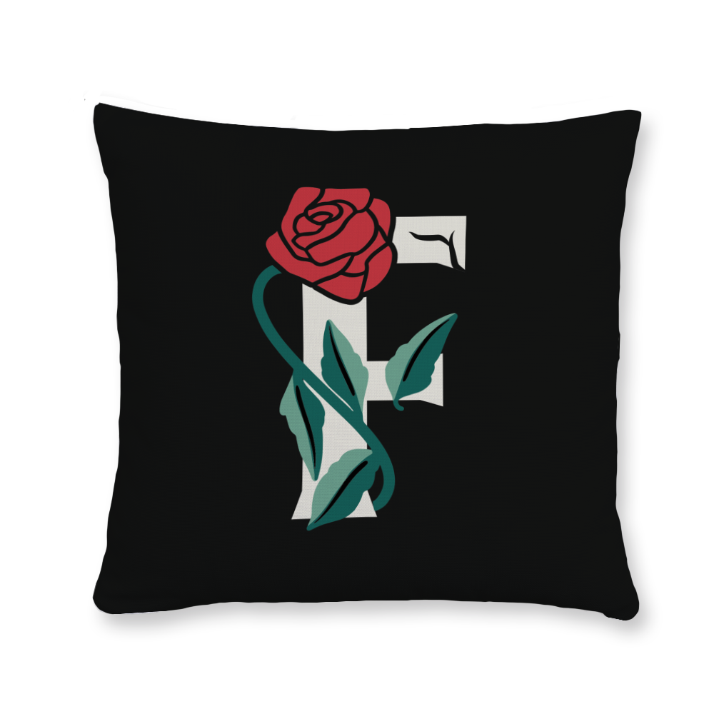 rose-letter-f-throw-pillow