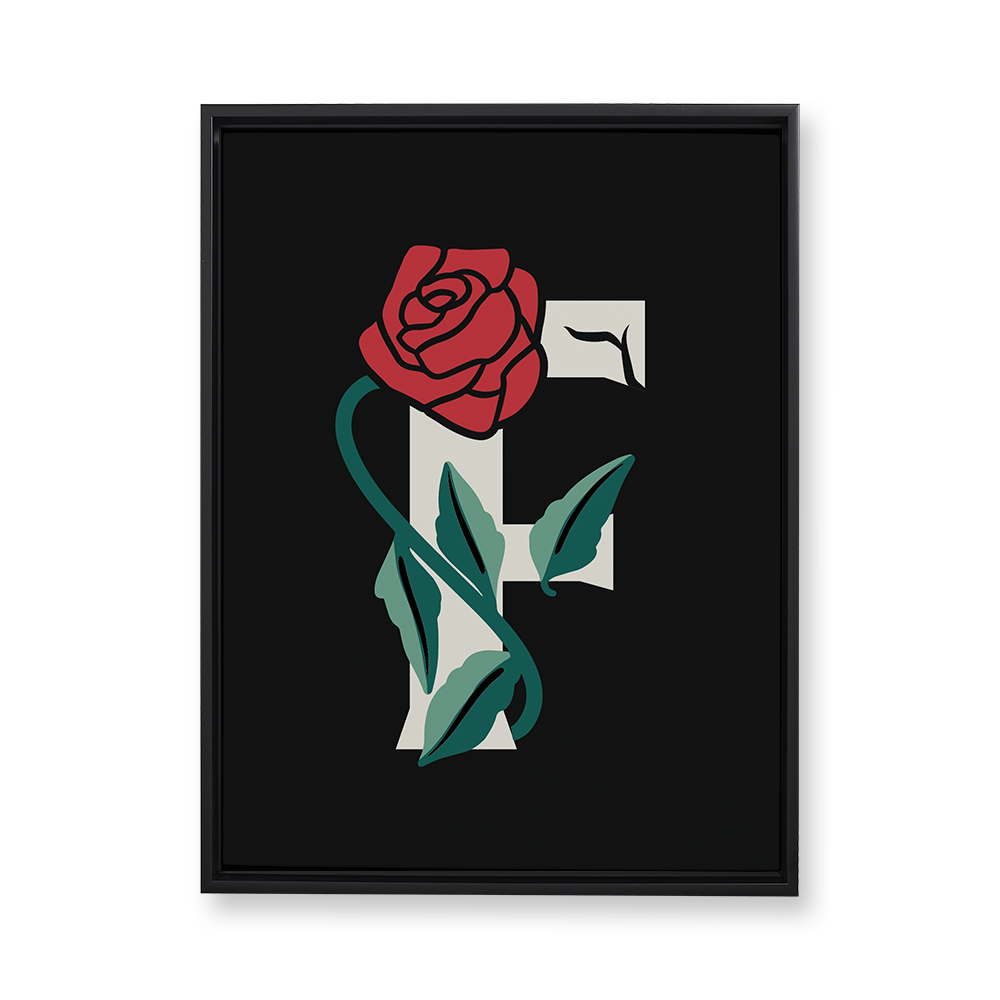 rose-letter-f-floating-canvas-wall-art
