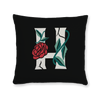 rose-letter-h-throw-pillow