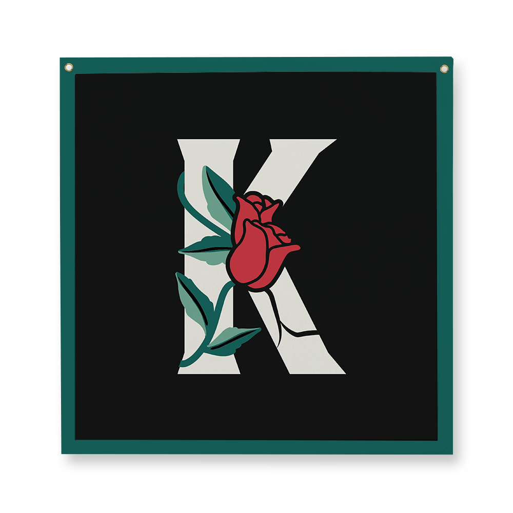 rose-letter-k-camp-flag-square