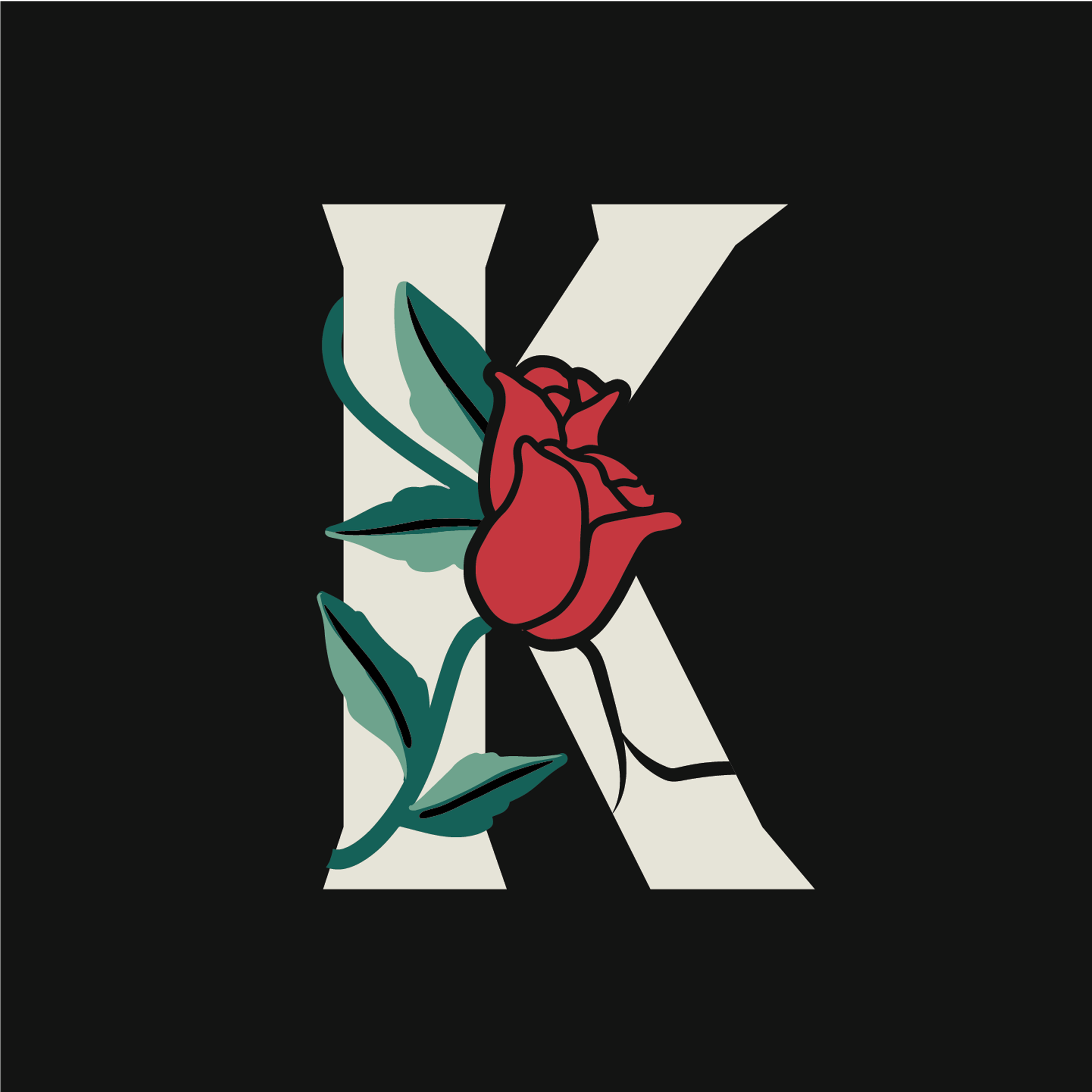 rose-letter-k-design-theme