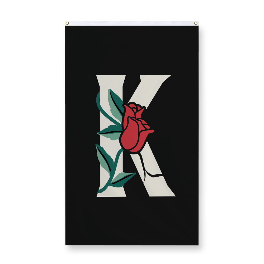 rose-letter-k-display-flag