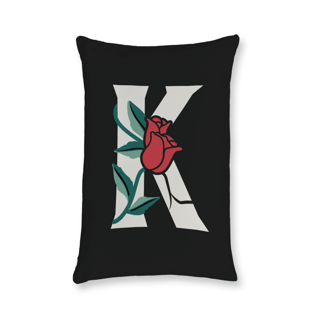 rose-letter-k-throw-pillow