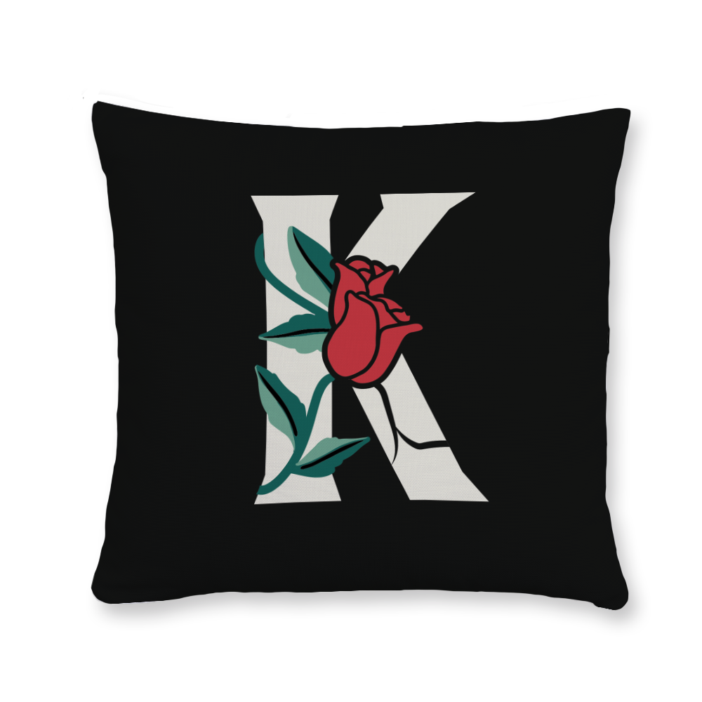 rose-letter-k-throw-pillow