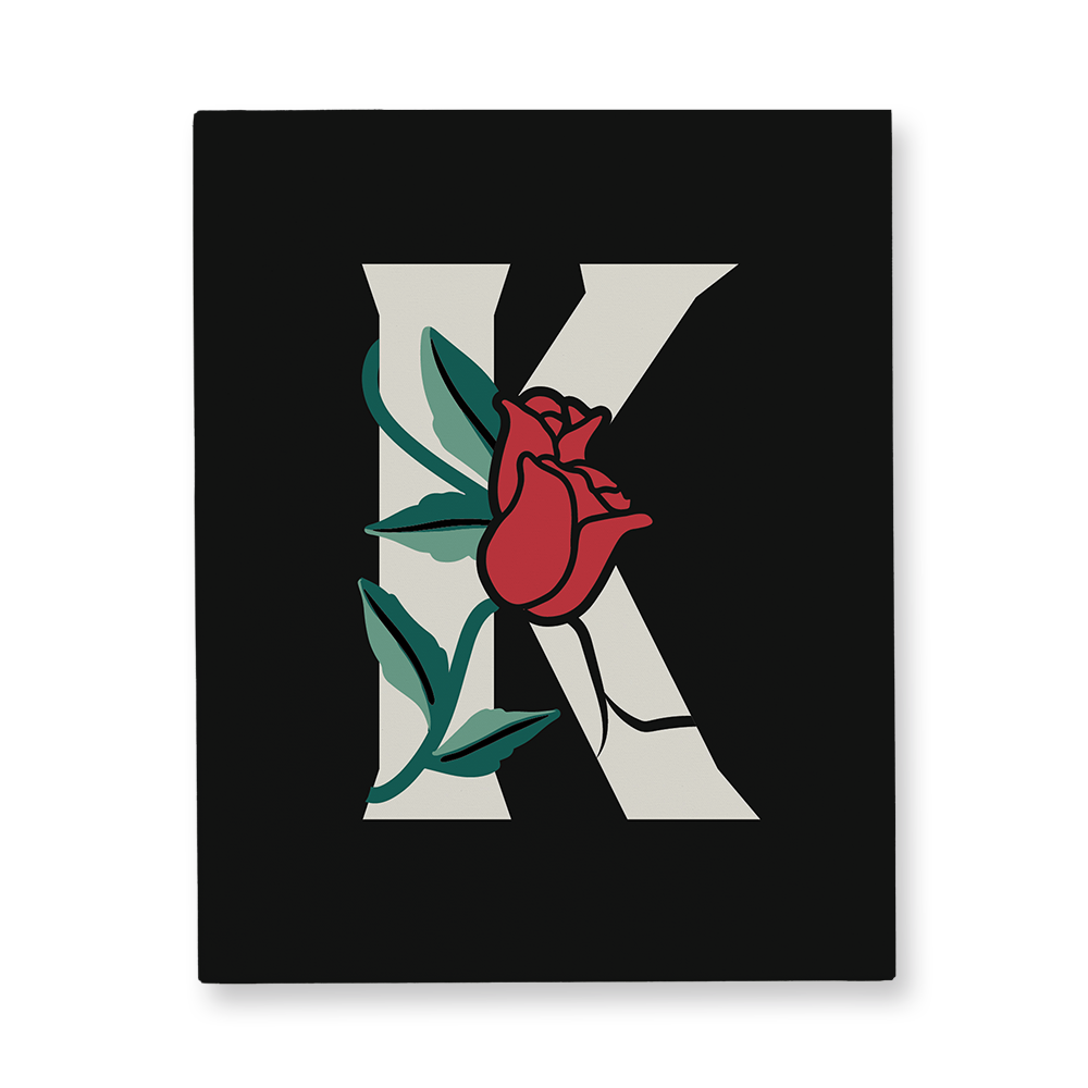 rose-letter-k-canvas-wall-art